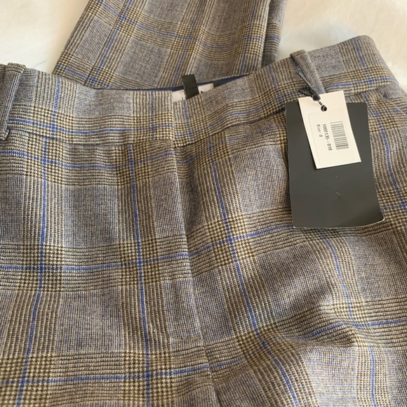 Theory Prince of Wales checked straight-leg pants - Picture 4 of 7